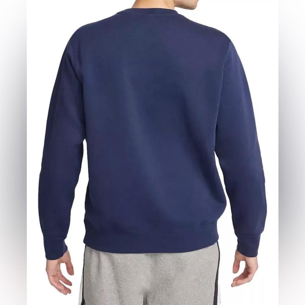Nike Blue Club Fleece Crewneck Pullover Size XXL - Picture 2 of 4